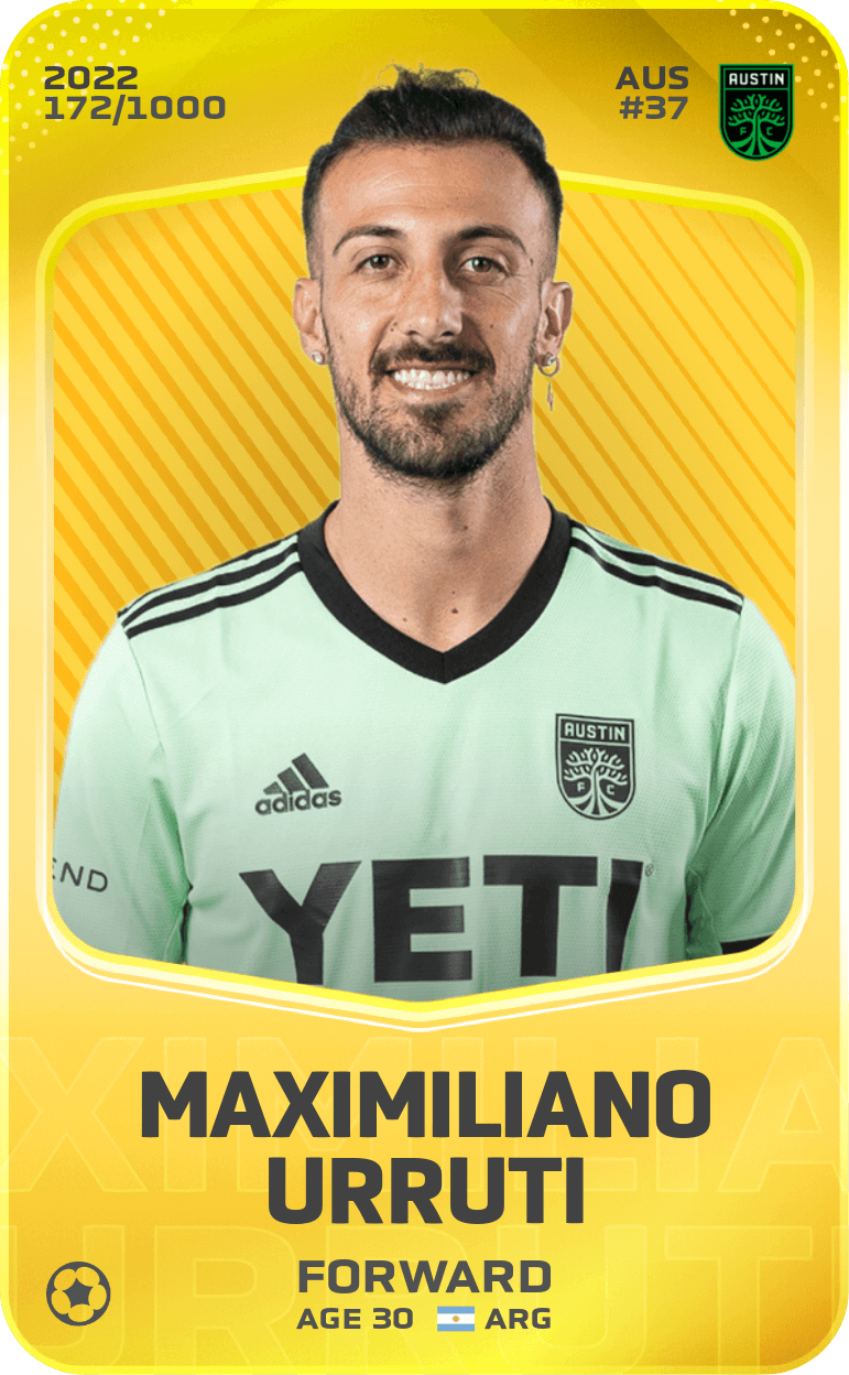 Maximiliano Urruti 2022-23 • Limited 172/1000