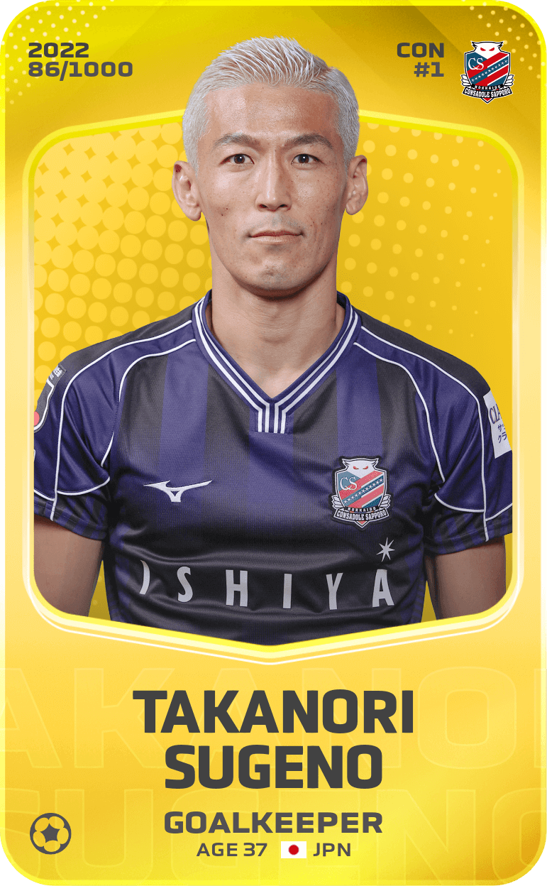 Takanori Sugeno 2022-23 • Limited 86/1000