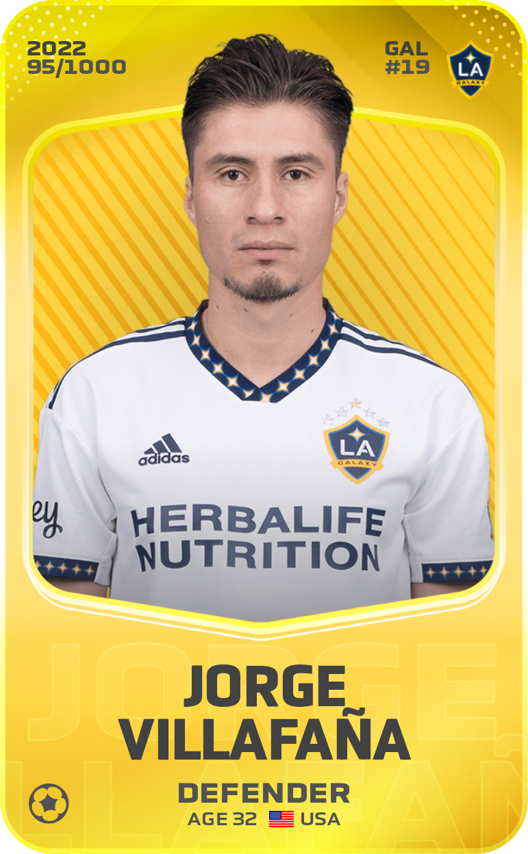Sorare - Sorare Official - Jorge Villafaña 2022-23 • Limited 95/1000 - NFT # 17627117257292038745293683236316772640961084129920307442634407884766619560652