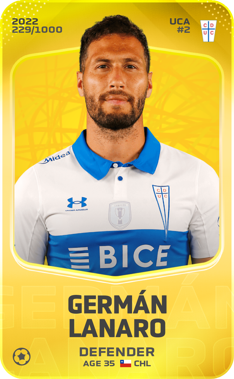 Sorare - Sorare Official - Germán Lanaro 2022-23 • Limited 229/1000 - NFT # 46794024550676733320474748059444952496521677963943095535736570927598854831987