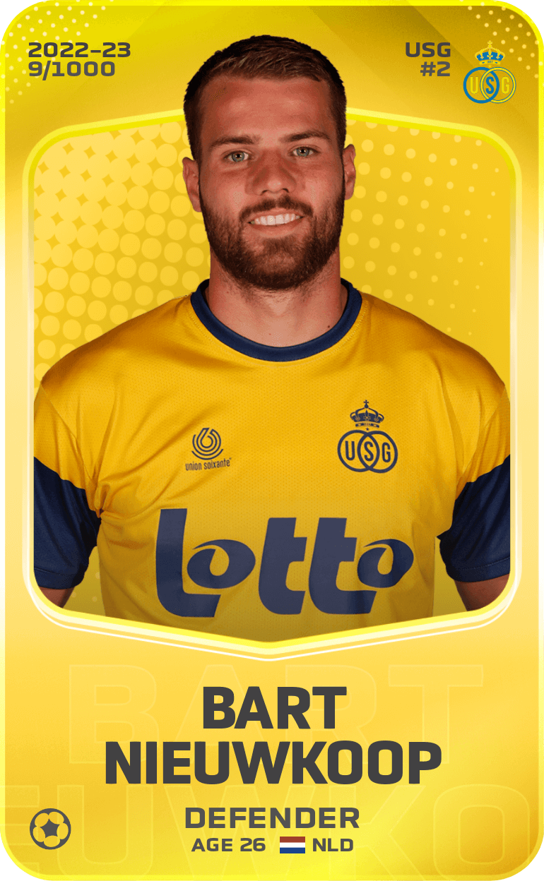 Bart Nieuwkoop 2022-23 • Limited 9/1000