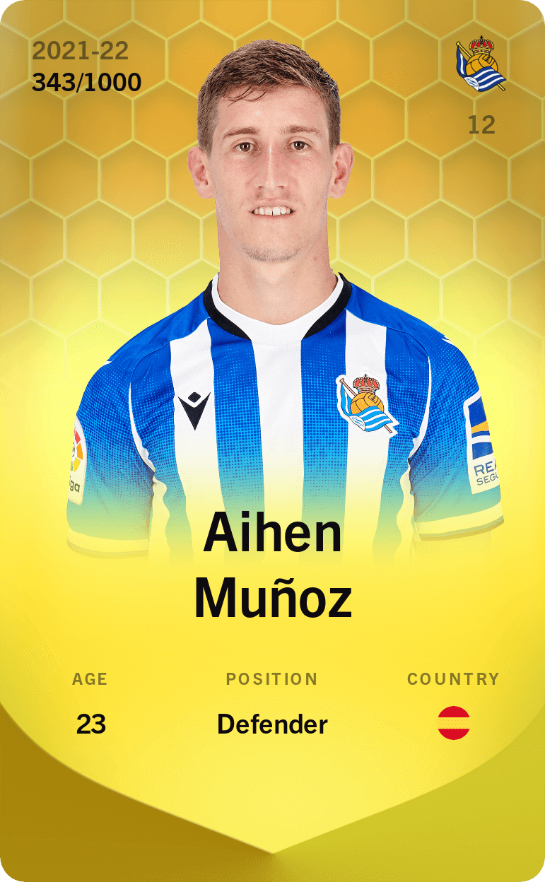 Aihen Muñoz 2021-22 • Limited 343/1000