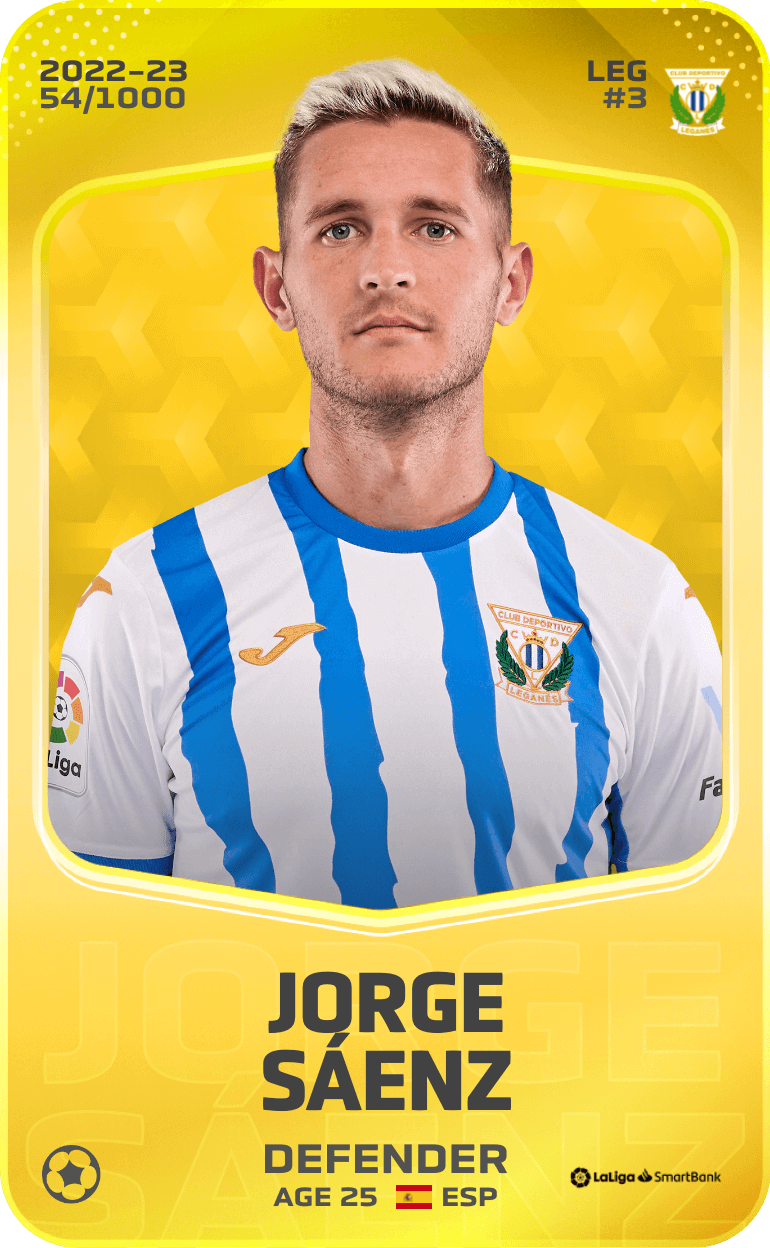 Jorge Sáenz 2022-23 • Limited 54/1000