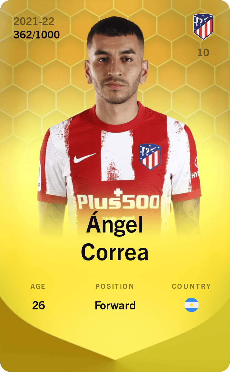 Ángel Correa 2021-22 • Limited 362/1000
