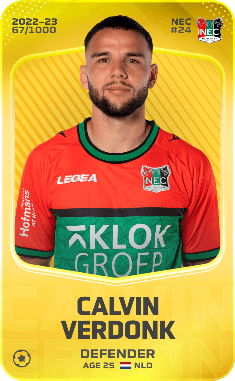 Calvin Verdonk 2022-23 • Limited 67/1000