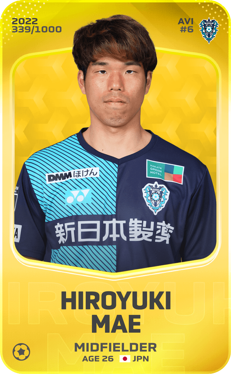 Hiroyuki Mae 2022-23 • Limited 339/1000