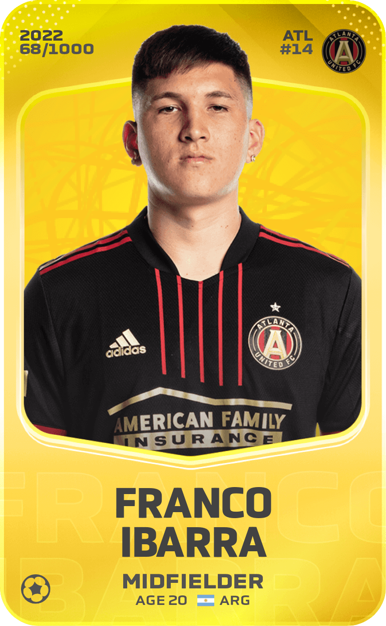 Franco Ibarra 2022-23 • Limited 68/1000