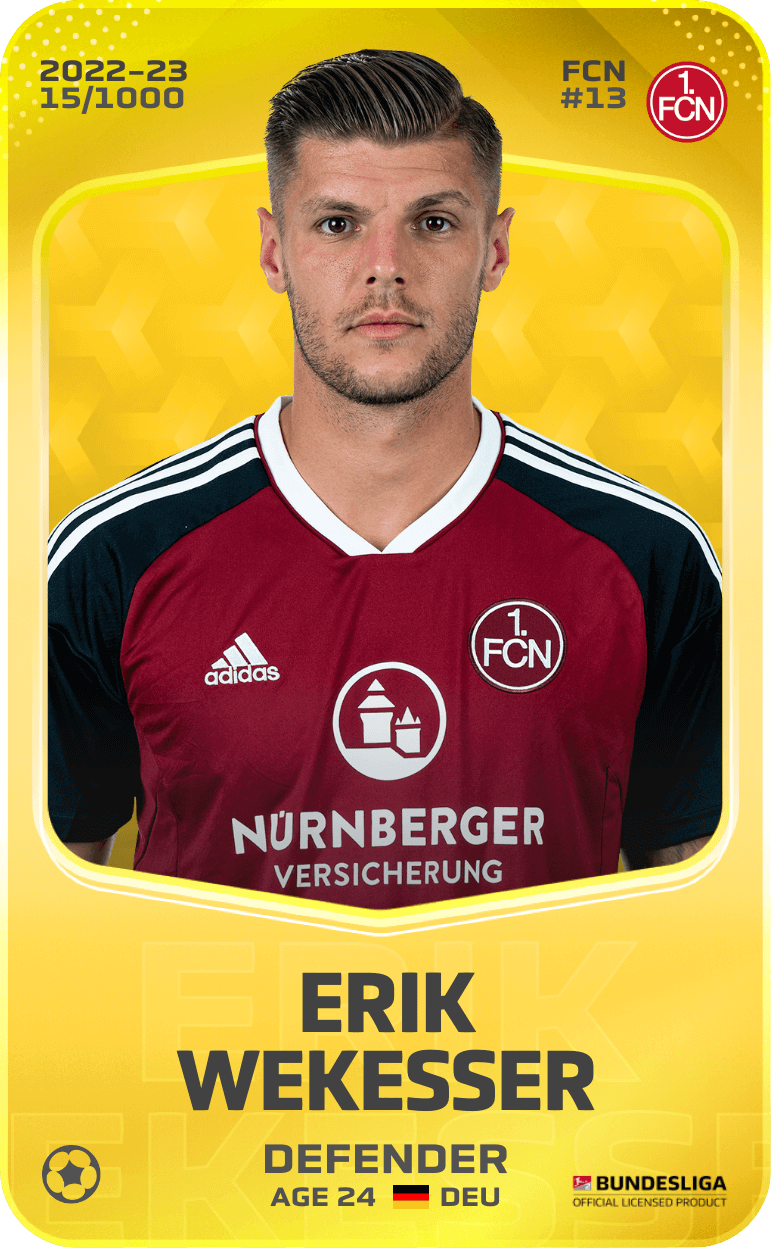 Erik Wekesser 2022-23 • Limited 15/1000