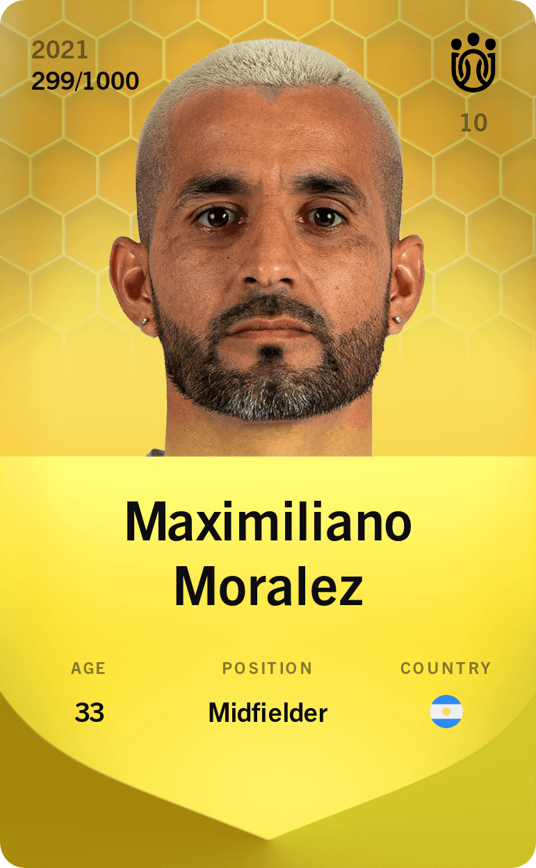 Maximiliano Moralez 2021-22 • Limited 299/1000