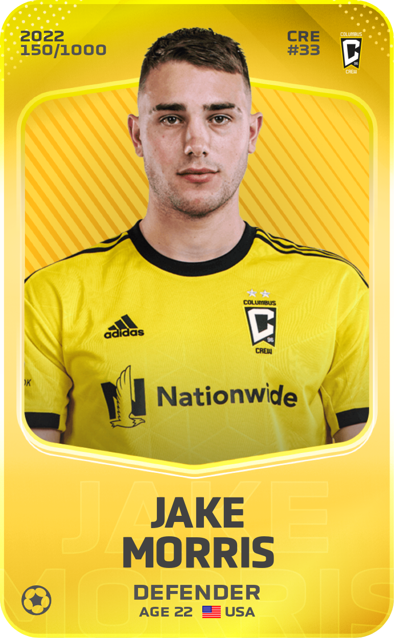Sorare - Sorare Official - Jake Morris 2022-23 • Limited 150/1000 - NFT # 34967437868093279771768725459337384180010706480418649773872612972888931184347