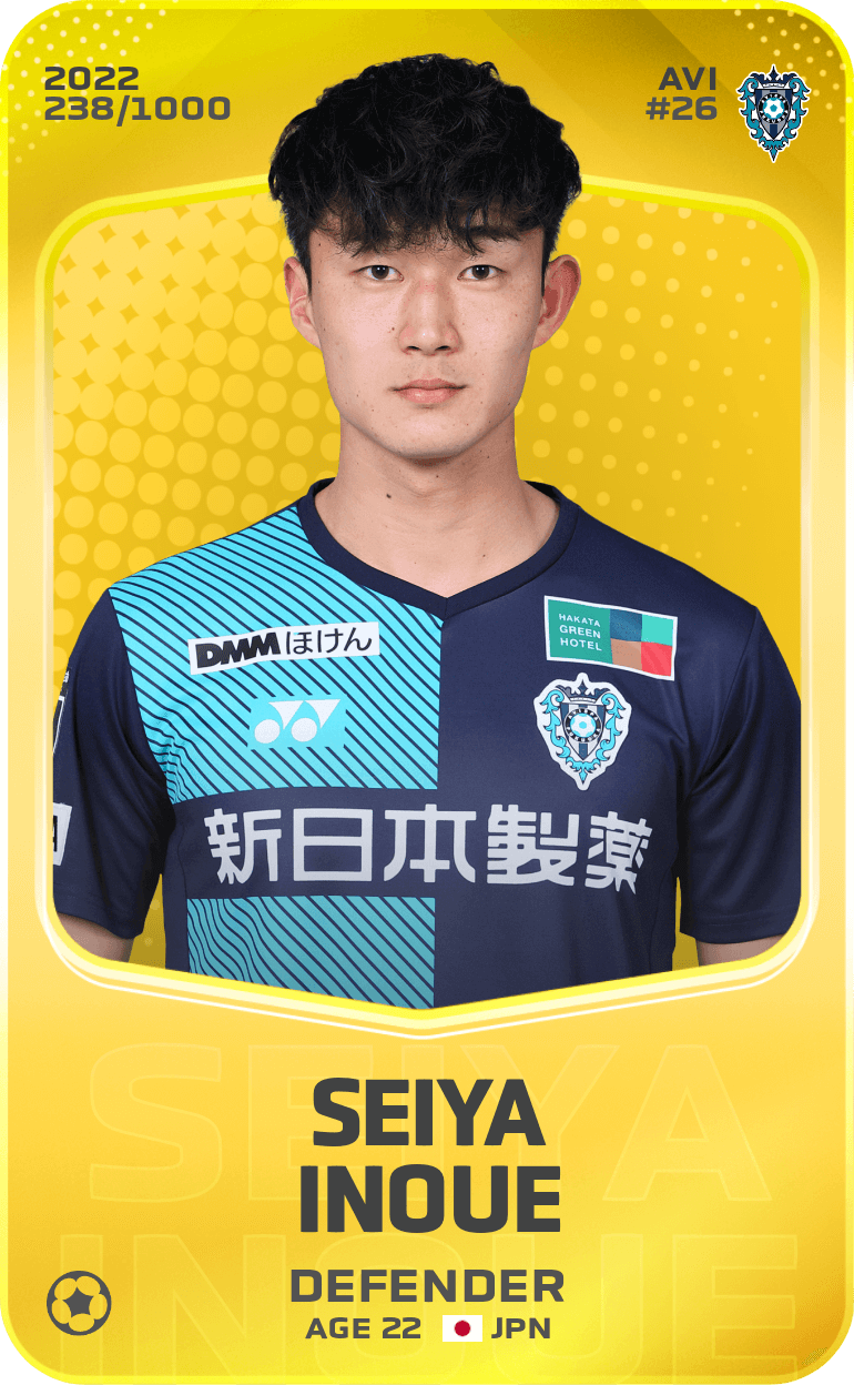 Seiya Inoue 2022-23 • Limited 238/1000