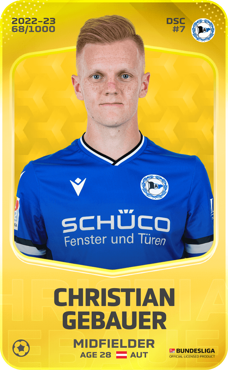 Christian Gebauer 2022-23 • Limited 68/1000