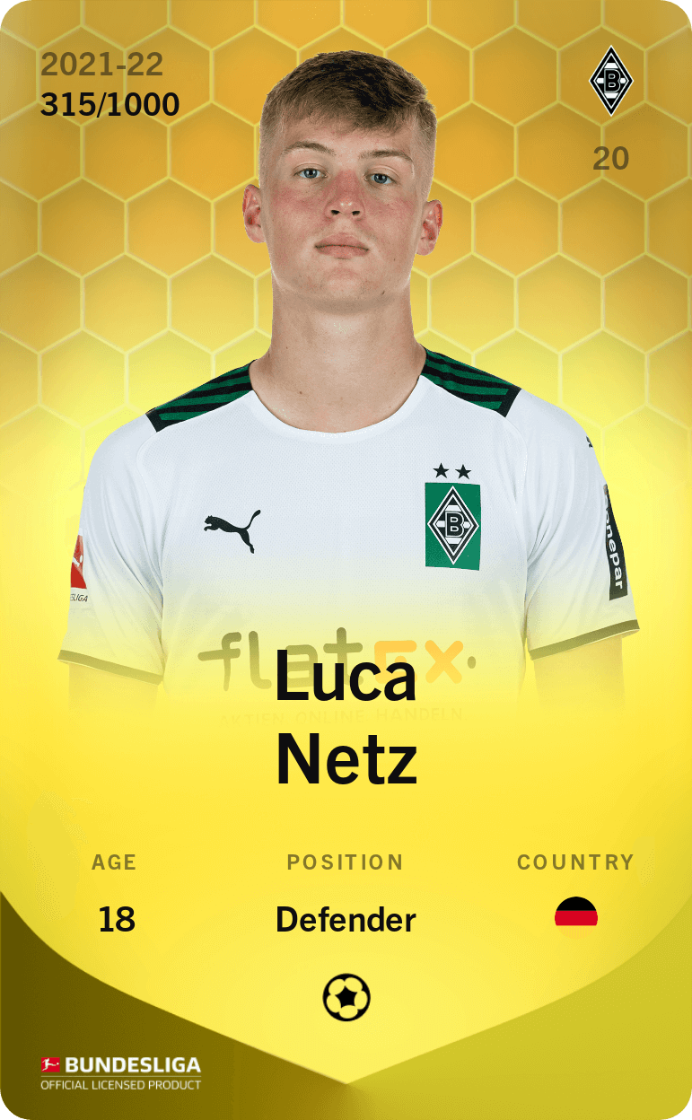Luca Netz 2021-22 • Limited 315/1000