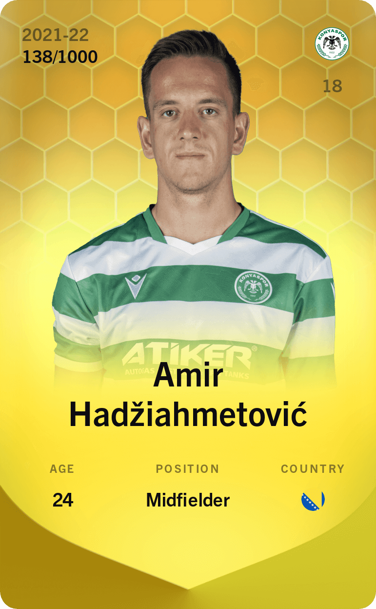 Amir Hadžiahmetović 2021-22 • Limited 138/1000