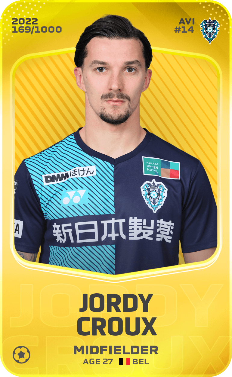Jordy Croux 2022-23 • Limited 169/1000