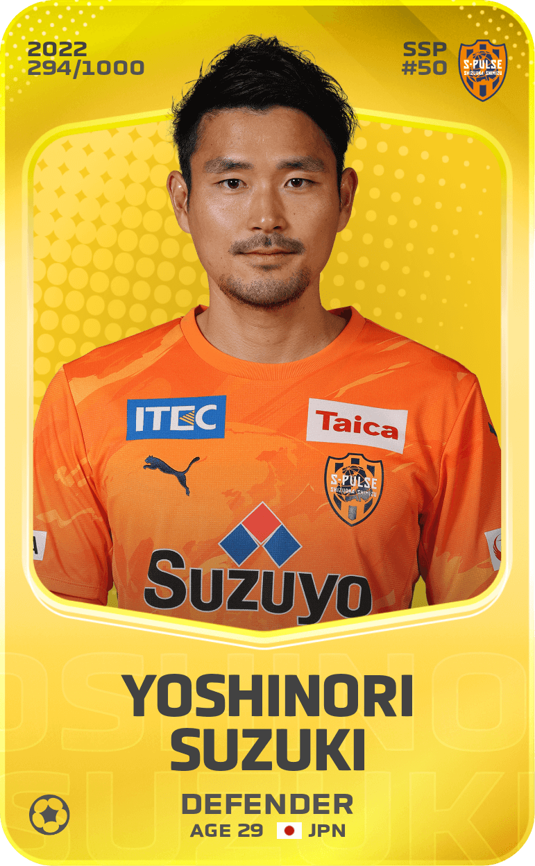 Yoshinori Suzuki 2022-23 • Limited 294/1000