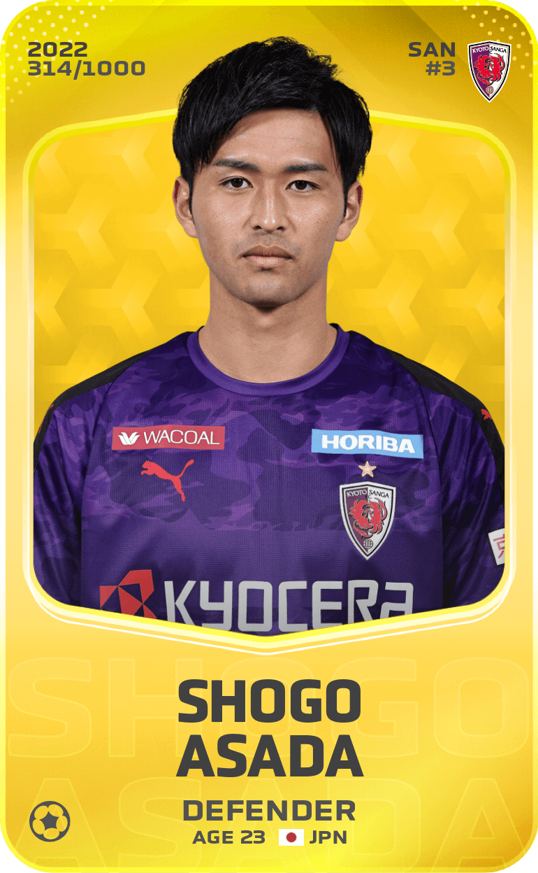 Shogo Asada 2022-23 • Limited 314/1000