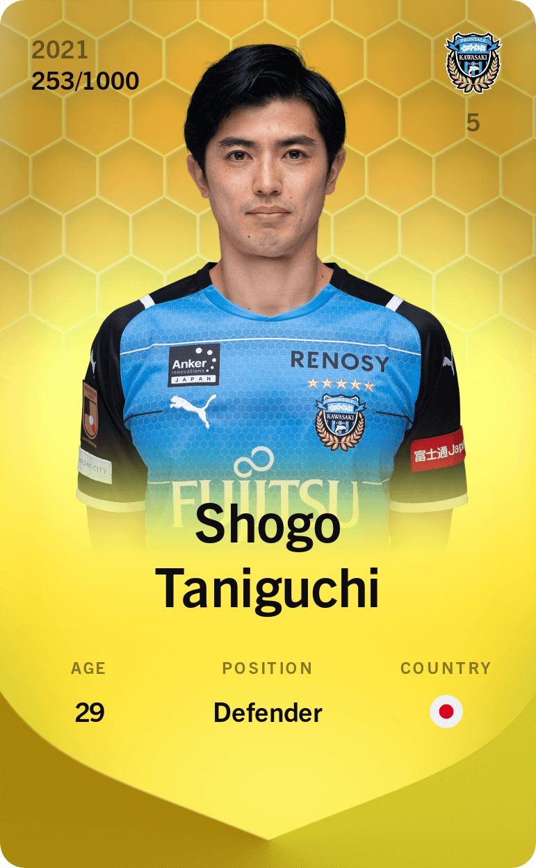Shogo Taniguchi 2021-22 • Limited 253/1000