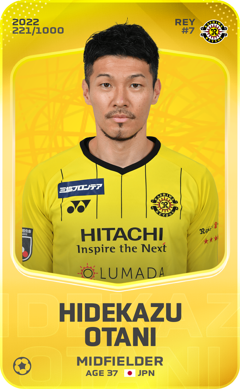 Sorare - Sorare Official - Hidekazu Otani 2022-23 • Limited 221/1000 - NFT # 52784082387859750230280418731764010713973839374270533699484108109914244883116