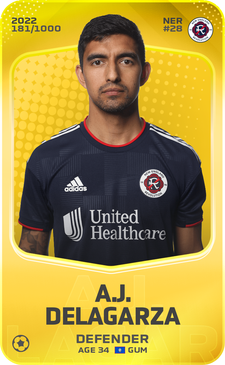 Sorare - Sorare Official - A.J. DeLaGarza 2022-23 • Limited 181/1000 - NFT # 59835659461646514526242995779357736102282646546025015290266341908887648637917