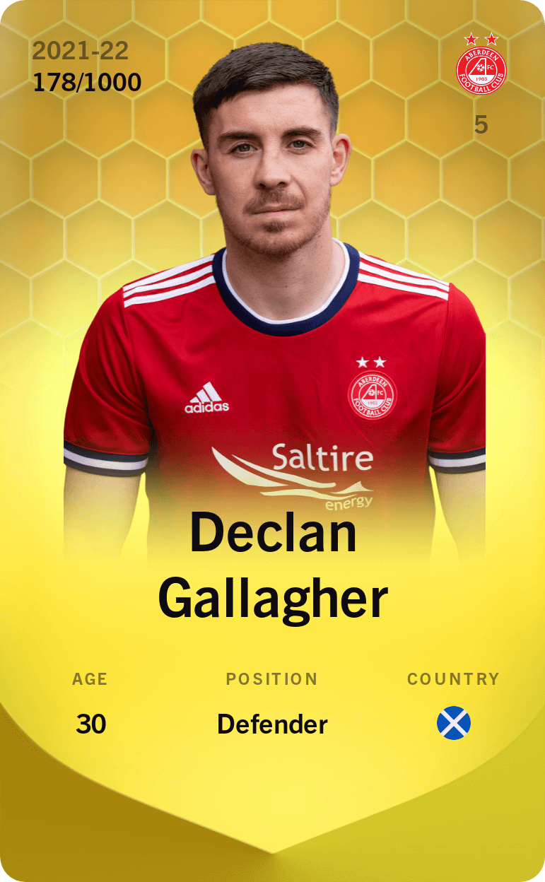 Declan Gallagher 2021-22 • Limited 178/1000