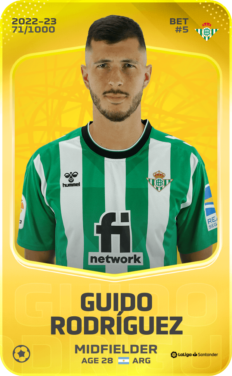 Guido Rodríguez 2022-23 • Limited 71/1000