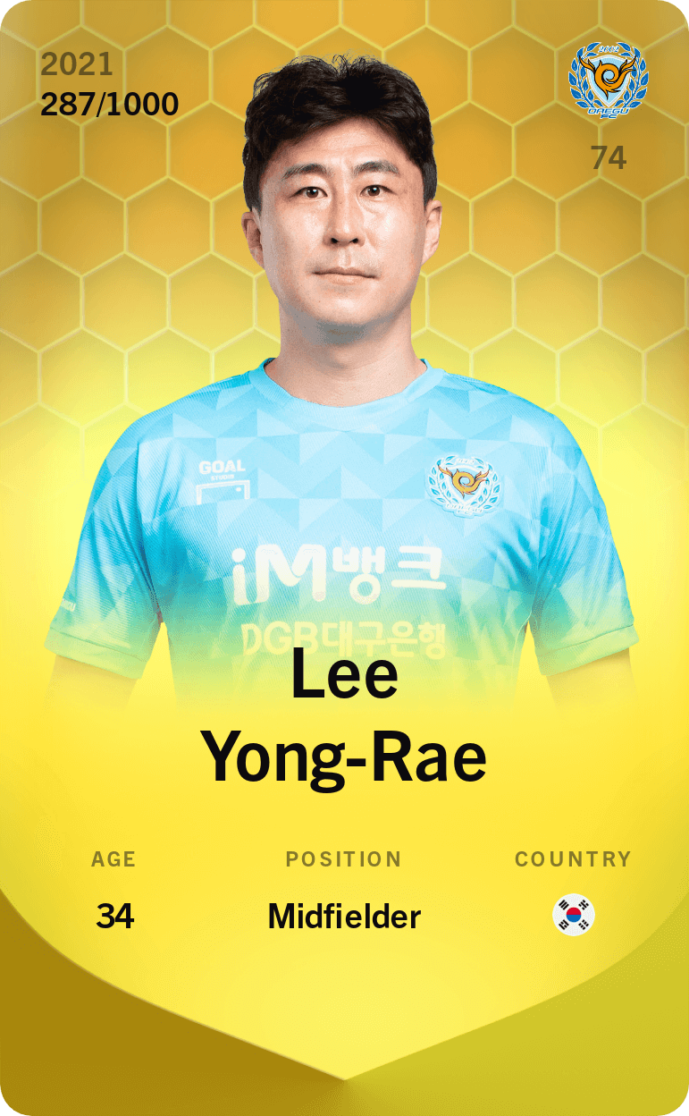 Lee Yong-Rae 2021-22 • Limited 287/1000