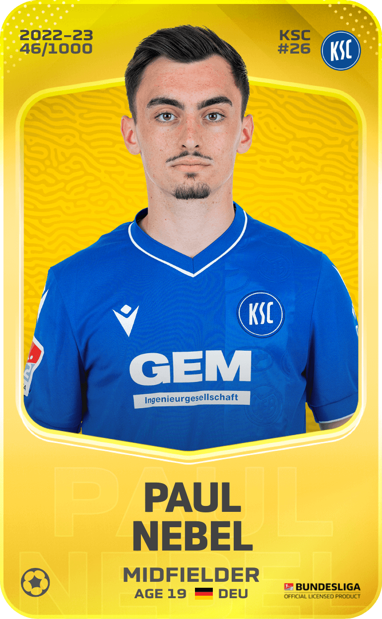 Paul Nebel 2022-23 • Limited 46/1000