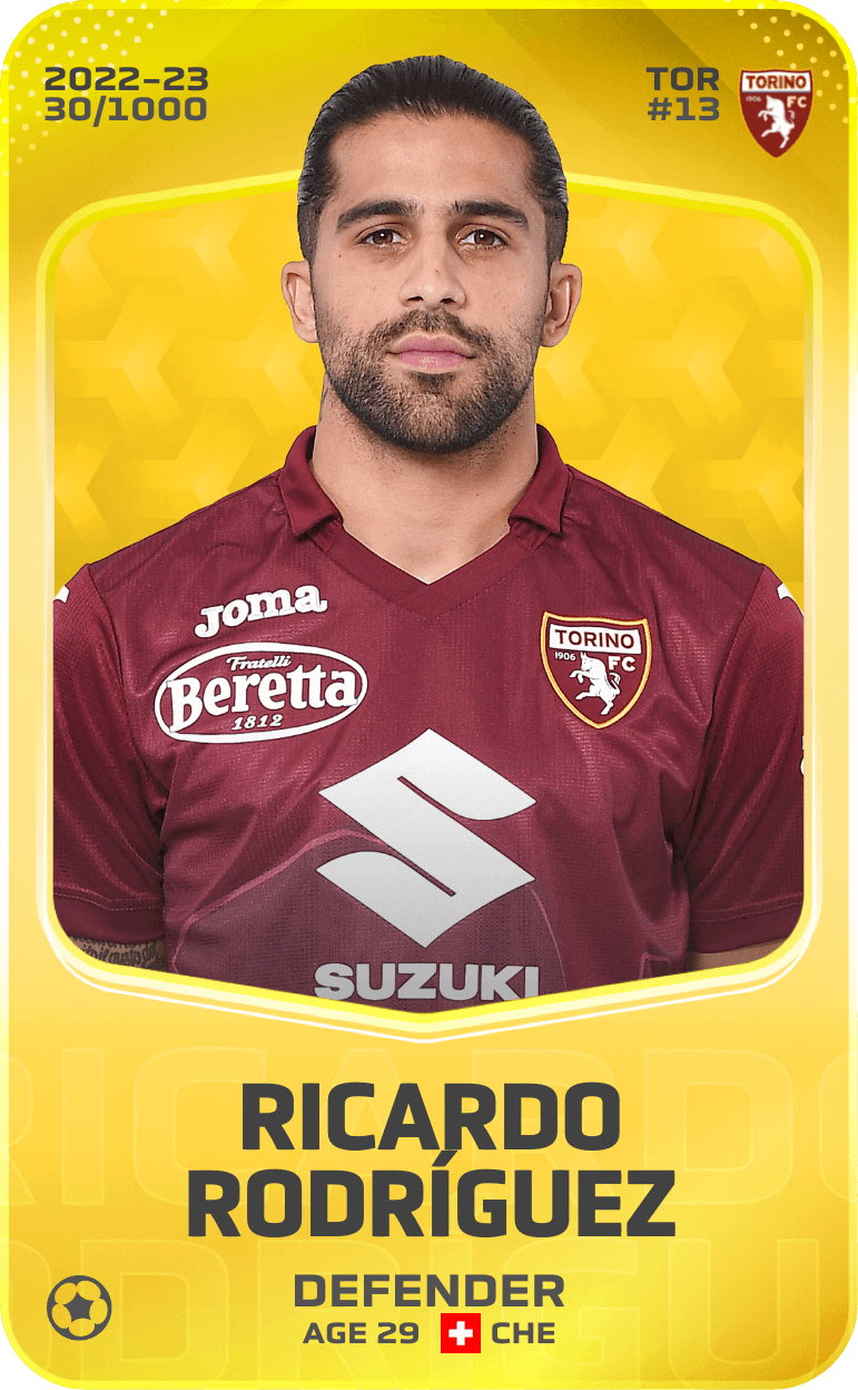 Ricardo Rodríguez 2022-23 • Limited 30/1000