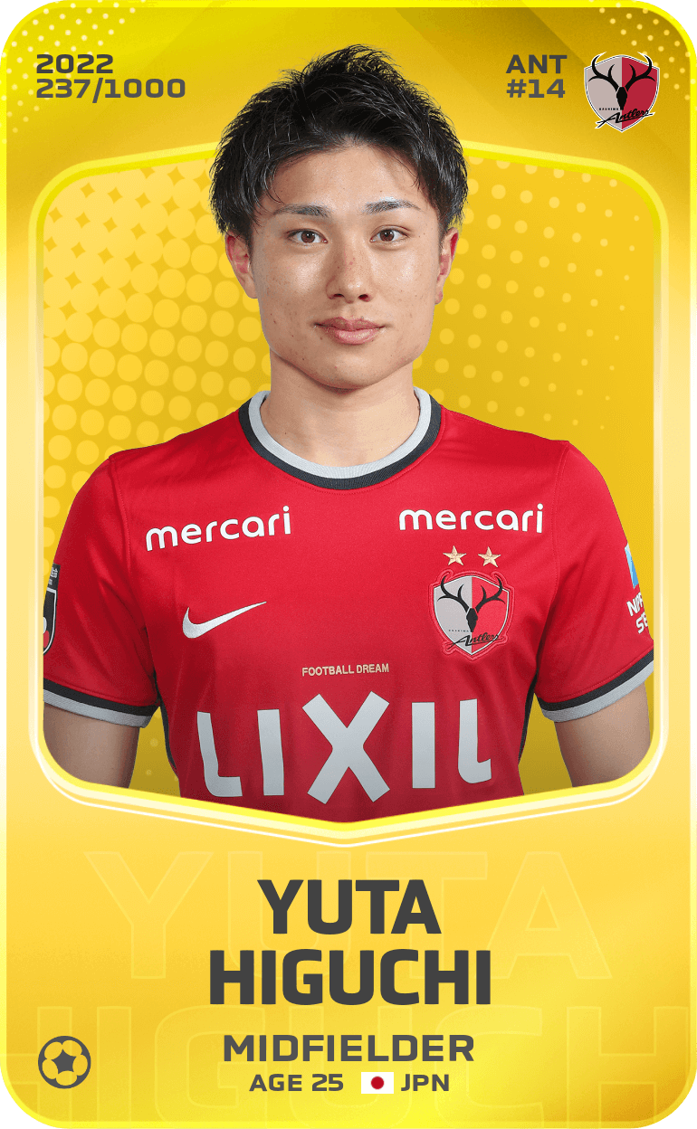 Yuta Higuchi 2022-23 • Limited 237/1000