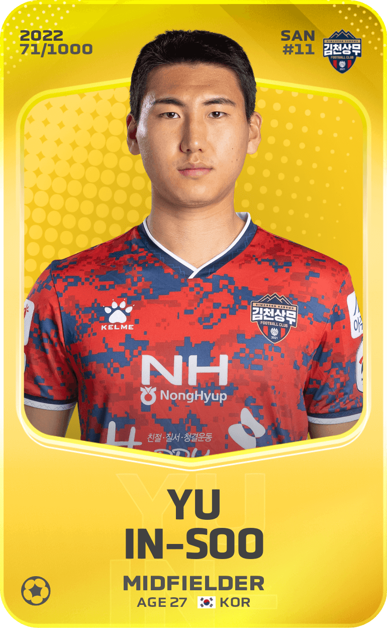 Yu In-Soo 2022-23 • Limited 71/1000