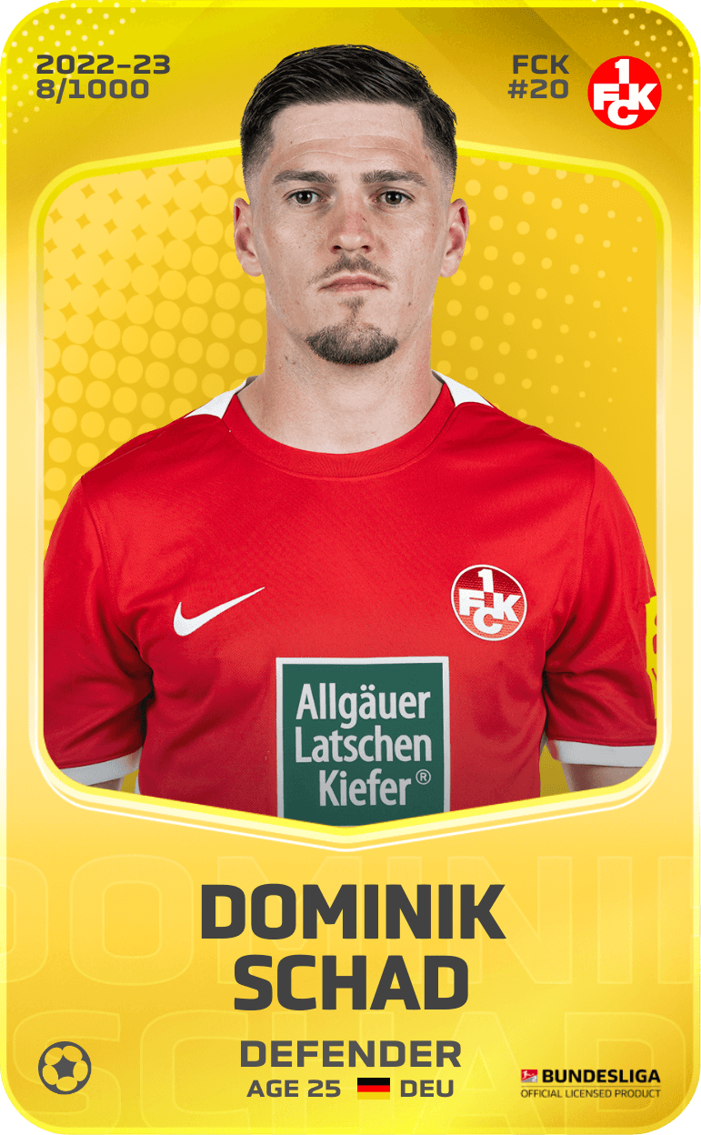 Dominik Schad 2022-23 • Limited 8/1000