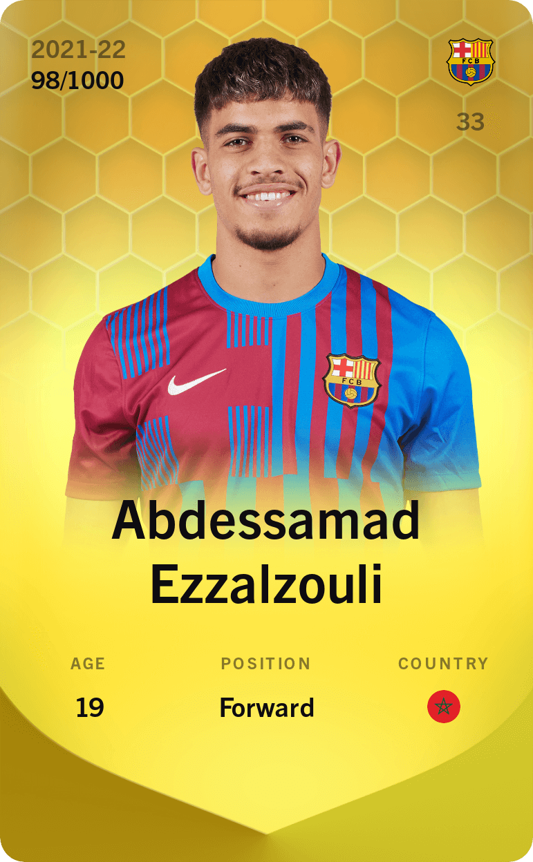 Abdessamad Ezzalzouli 2021-22 • Limited 98/1000