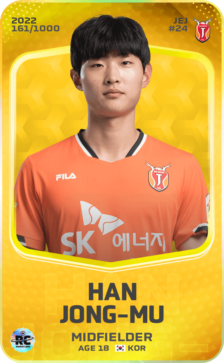 Han Jong-Mu 2022-23 • Limited 161/1000