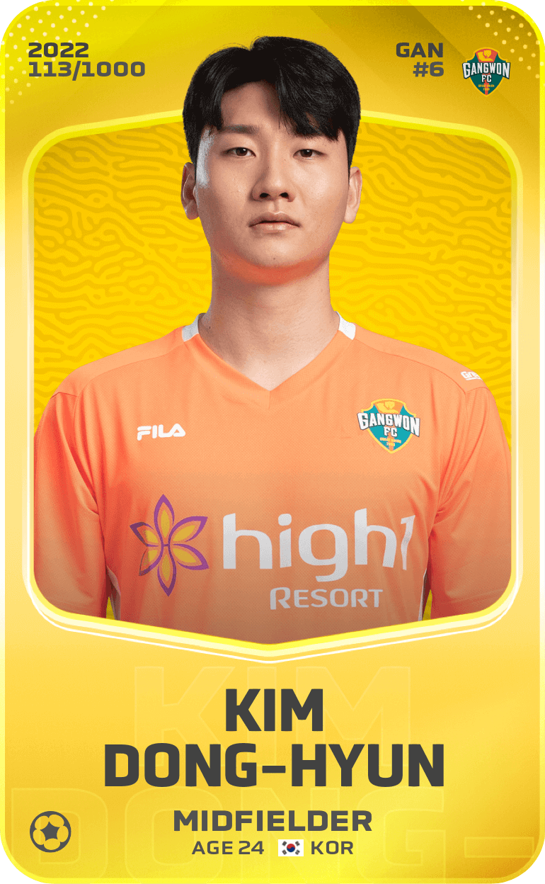 Kim Dong-Hyun 2022-23 • Limited 113/1000