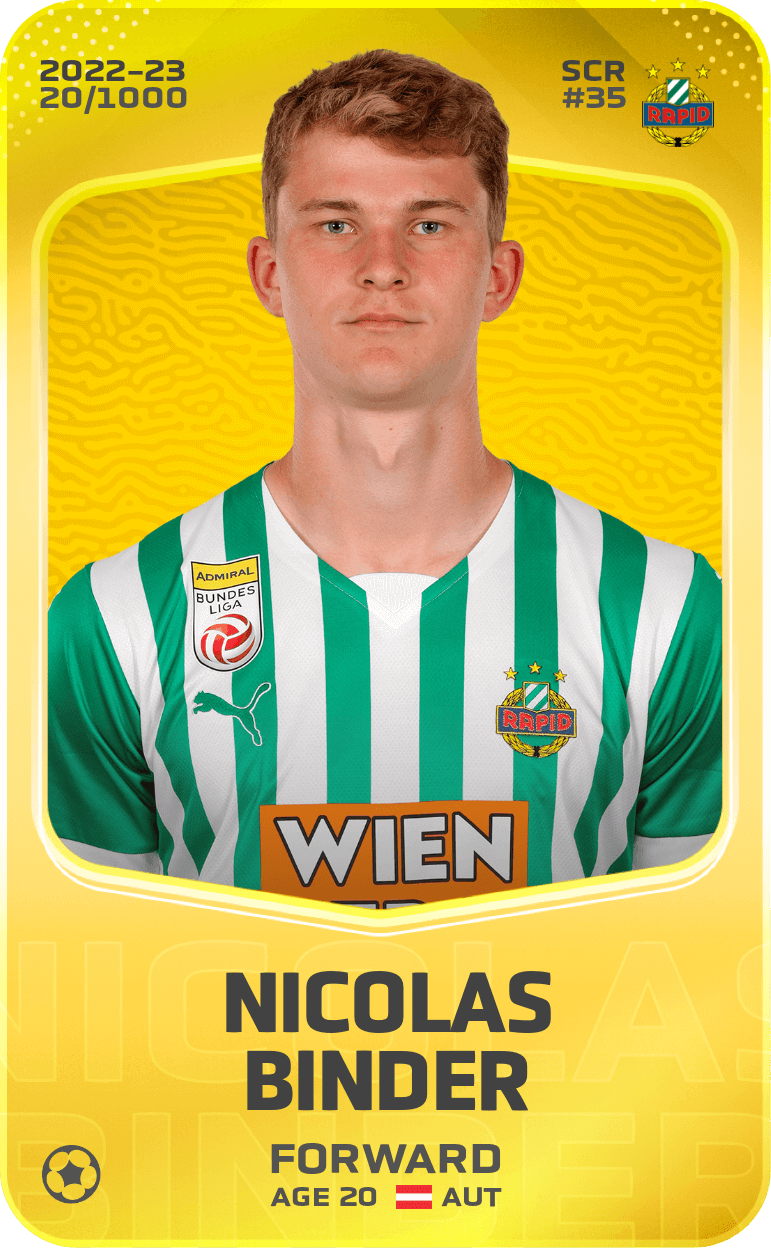 Nicolas Binder 2022-23 • Limited 20/1000