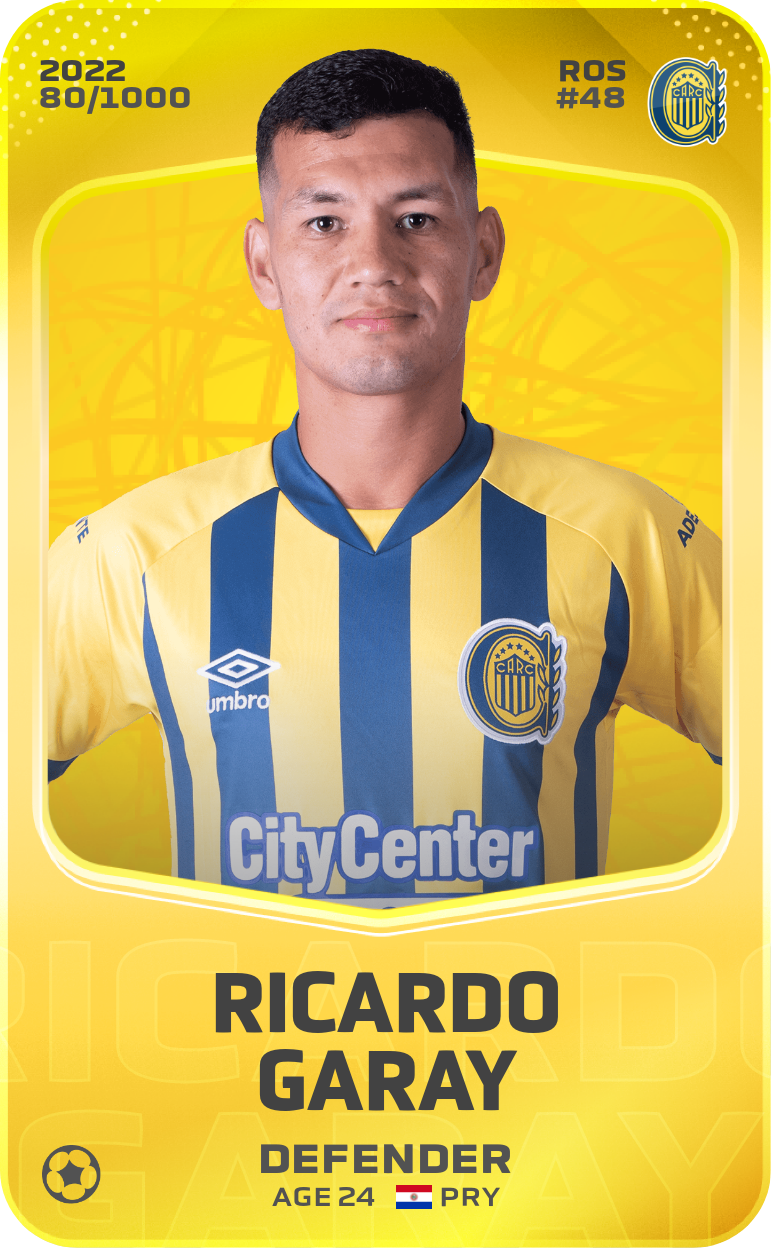 Sorare - Sorare Official - Ricardo Garay 2022-23 • Limited 80/1000 - NFT # 31163927991399921936949317186405125252117844560028020341214668886614121858201