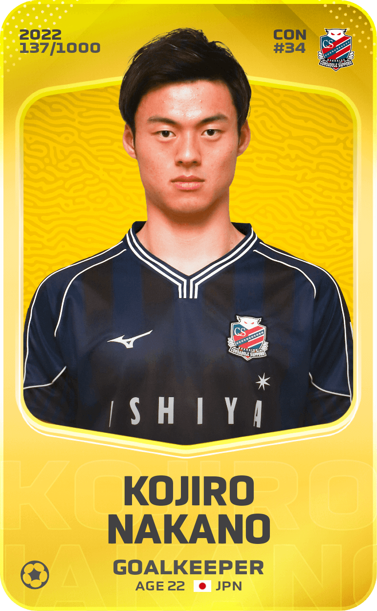 Kojiro Nakano 2022-23 • Limited 137/1000