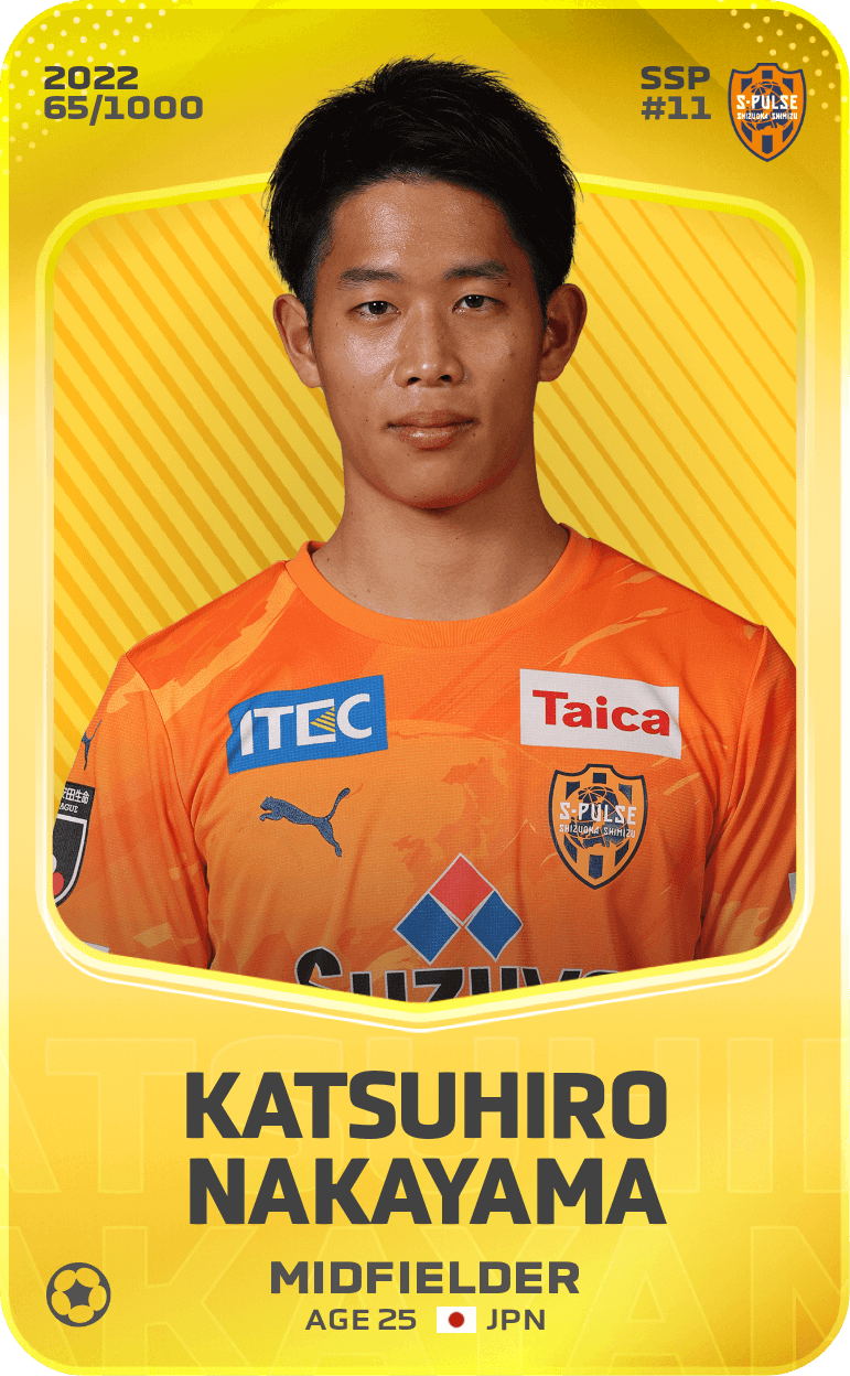 Katsuhiro Nakayama 2022-23 • Limited 65/1000
