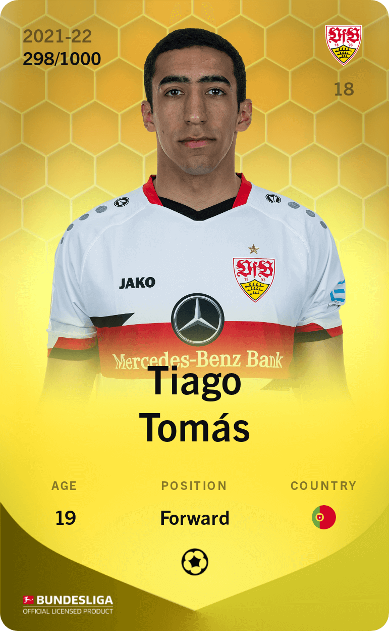Tiago Tomás 2021-22 • Limited 298/1000