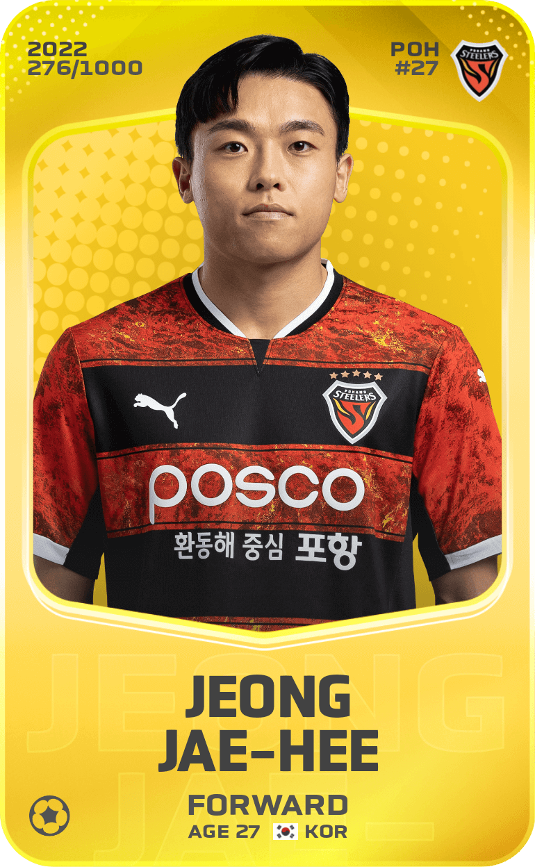 Jeong Jae-Hee 2022-23 • Limited 276/1000