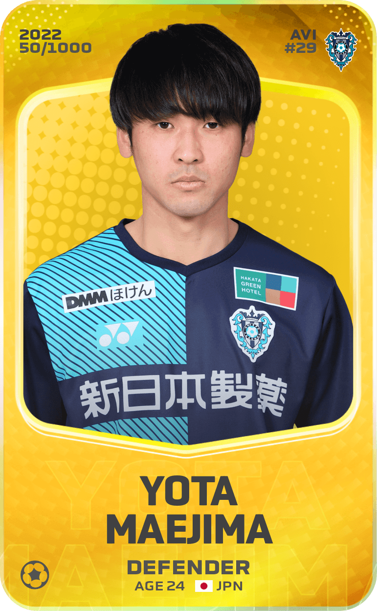 Yota Maejima 2022-23 • Limited 50/1000