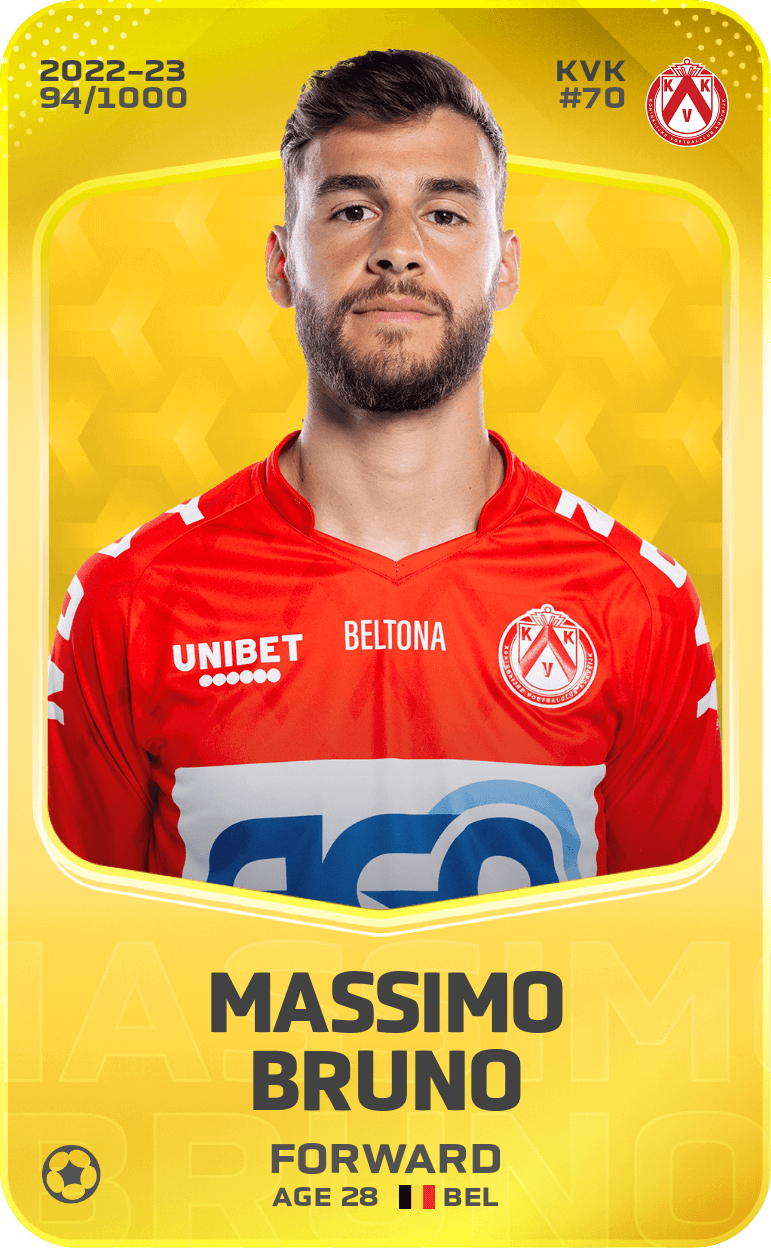 Massimo Bruno 2022-23 • Limited 94/1000