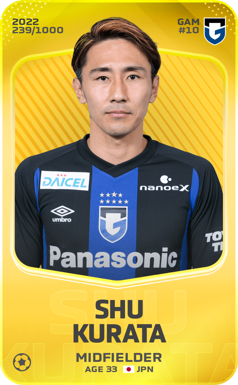 Sorare - Sorare Official - Shu Kurata 2022-23 • Limited 239/1000 - NFT # 49057951904536829978060109221422347081498786463759208097258251960371231466794