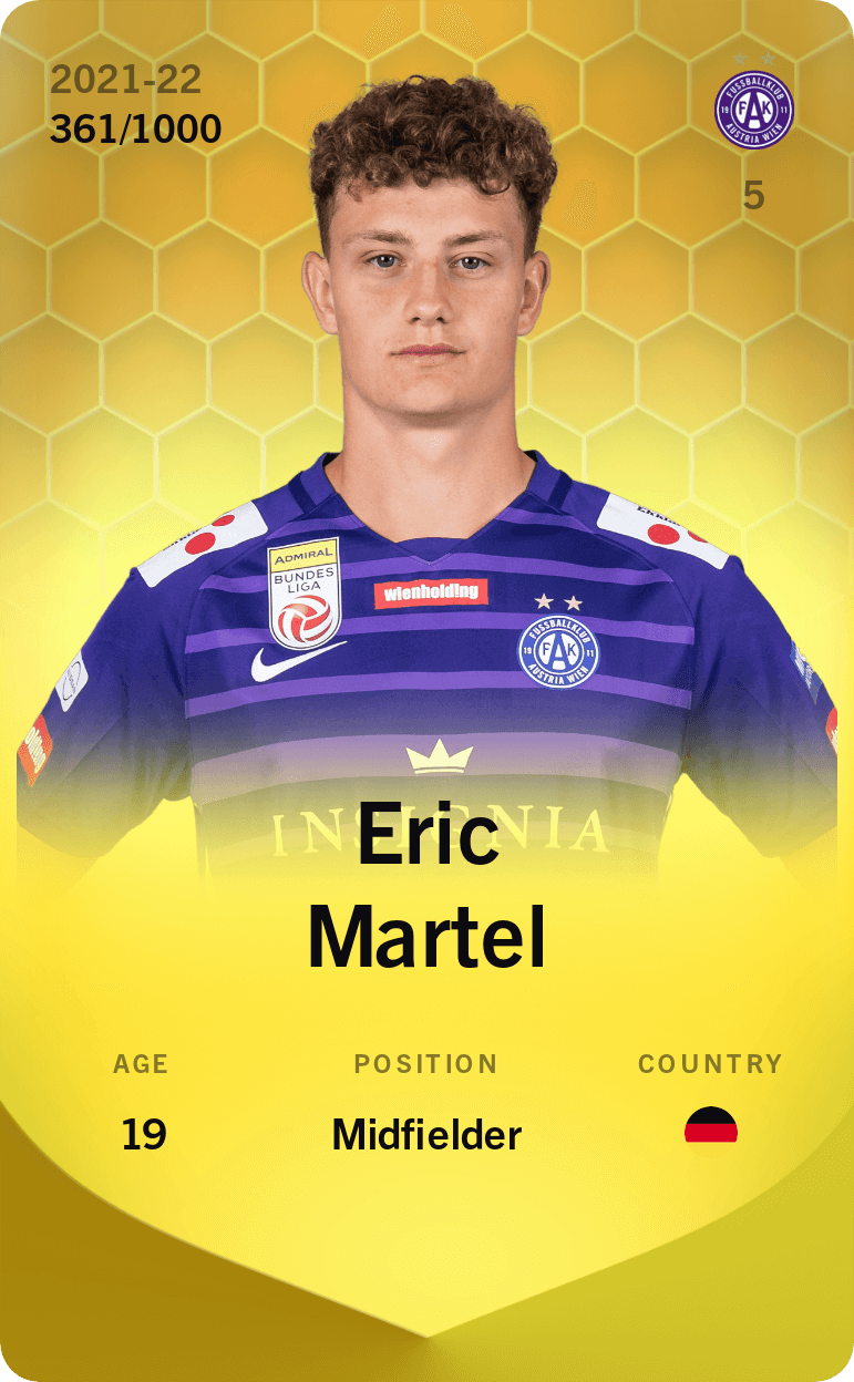 Eric Martel 2021-22 • Limited 361/1000