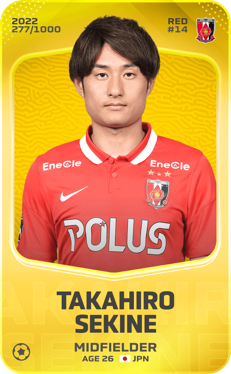 Takahiro Sekine 2022-23 • Limited 277/1000