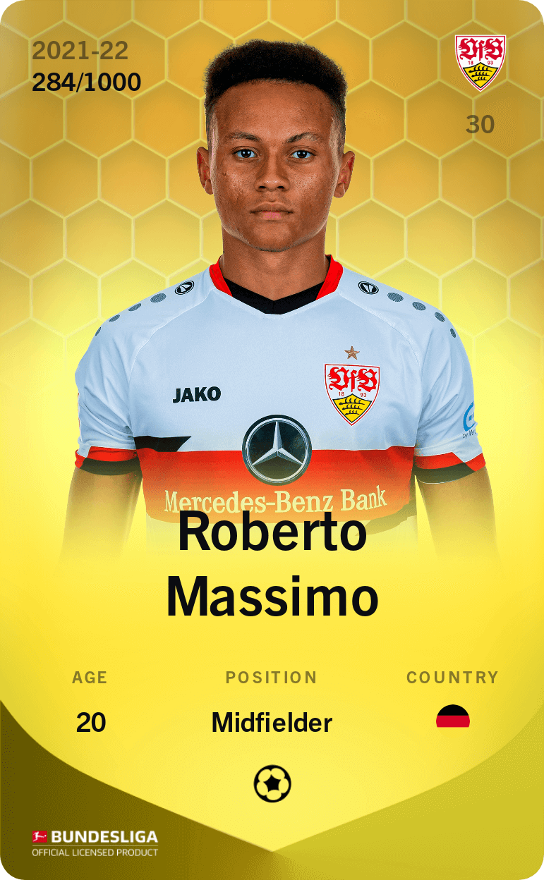 Roberto Massimo 2021-22 • Limited 284/1000