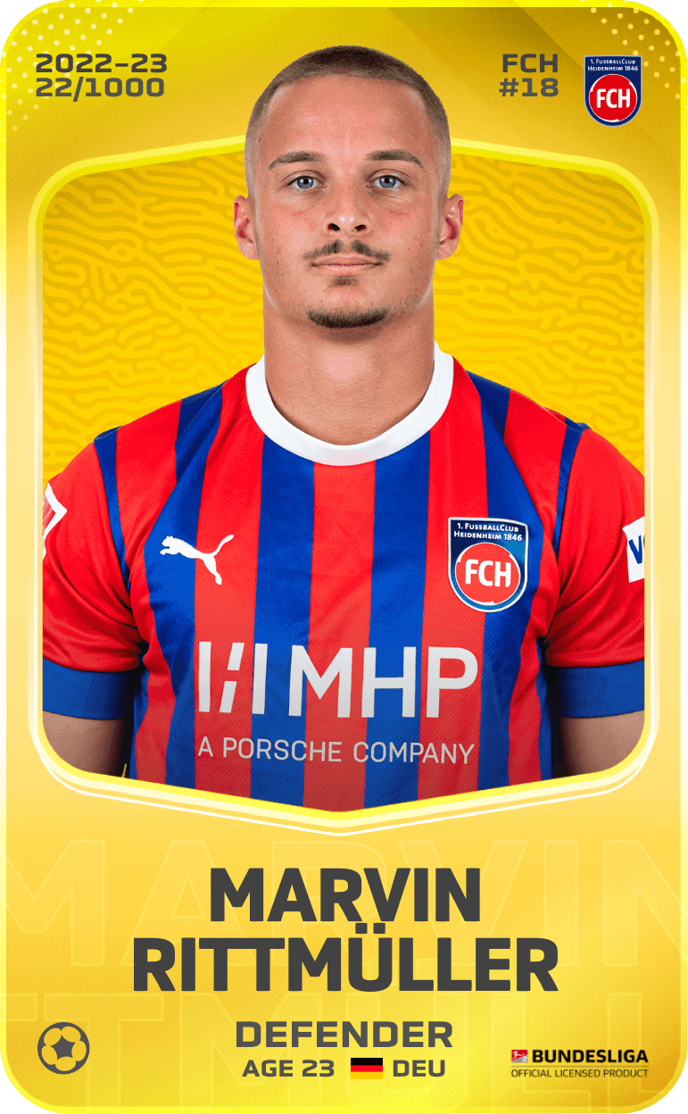 Marvin Rittmüller 2022-23 • Limited 22/1000