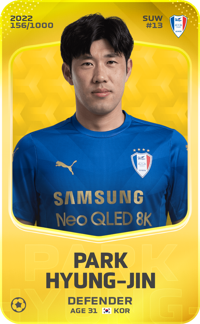 Sorare - Sorare Official - Park Hyung-Jin 2022-23 • Limited 156/1000 - NFT # 17918339420063299873031929425571982015769282564174125965207208722929184895176