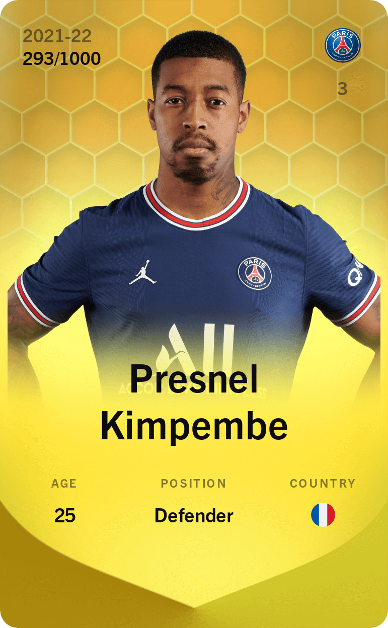 Presnel Kimpembe 2021-22 • Limited 293/1000
